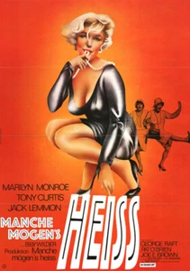 Manche mögen's heiß ORIGINAL A1 Kinoplakat B. Wilder / Marilyn Monroe / T Curtis - Picture 1 of 1