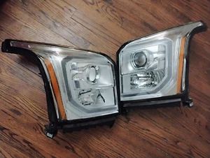 GMC Yukon Headlights 2015 2020 - Picture 1 of 5