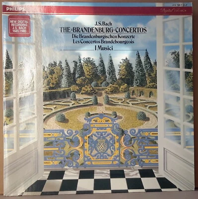 PHILIPS 412 790-1 HOLLAND BACH - BRANDENGURG CONCERTOS I MUSICI 1985 DIGITAL 2LP - Image 1 of 4