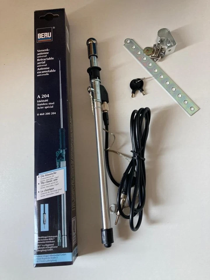 Borgwarner (beru) Heckeinbau Antena para Vauxhall Omega (b) Limousine (v94)