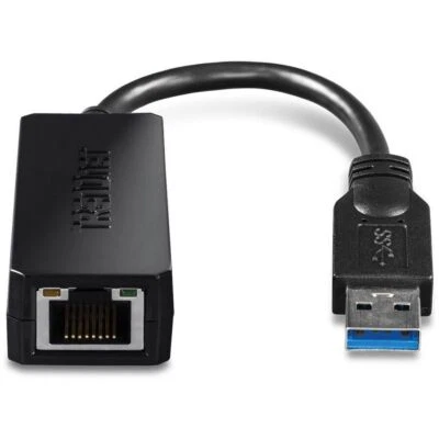 TRENDnet TU3-ETG USB 3.0 to Gigabit Ethernet Adapter Full Duplex USB Powered - Image 1 of 4