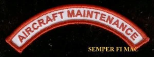 AIRCRAFT MAINTENANCE TAB HAT PATCH US ARMY MARINES NAVY AIR FORCE PIN UP CREW - Picture 1 of 12