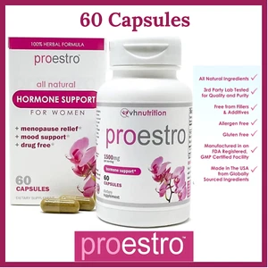 Proestro 1500Mg Estrogen Pills for Women Female Hormone Balance Supplement 60 Ca - Picture 1 of 10