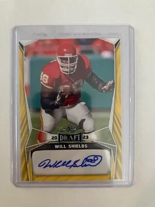 2023 Leaf Draft - Autographs Gold #BA-WS1 Will Shields (AU) - Picture 1 of 2