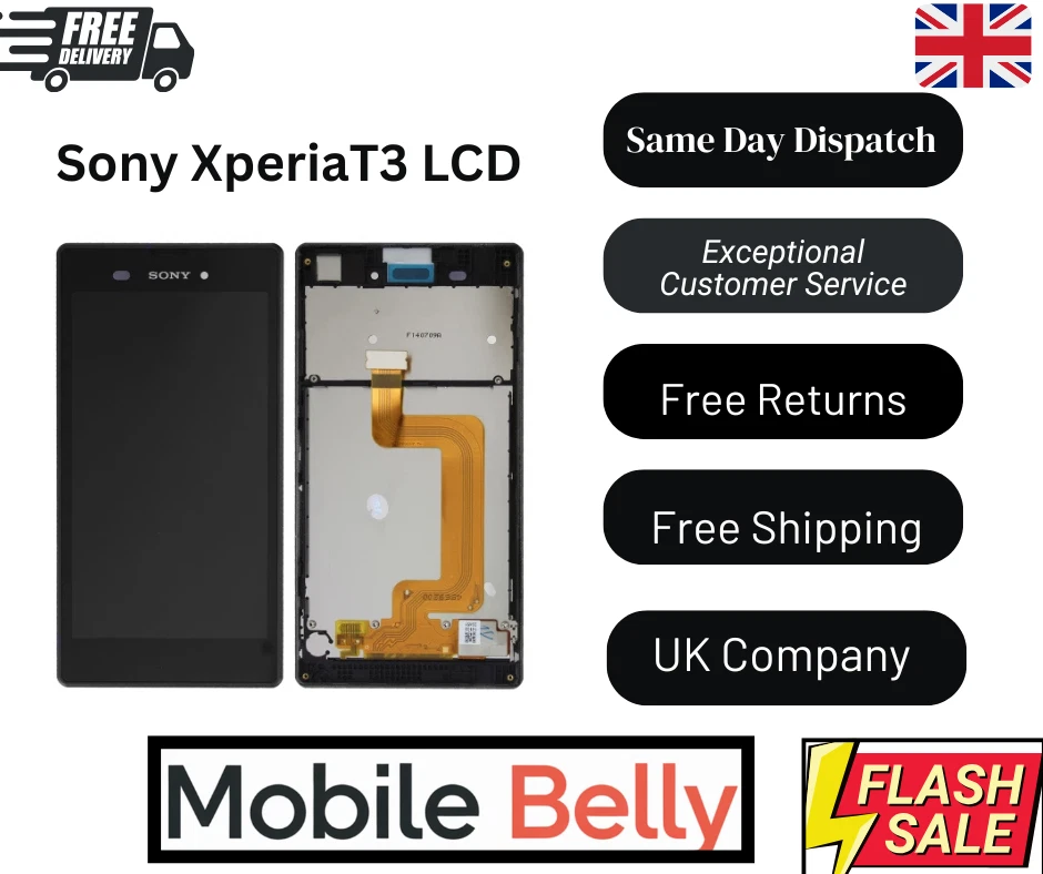 ?? Conjunto de pantalla táctil LCD de repuesto para Sony Xperia T3 D5103 § Reino Unido Foto 1 de 1
