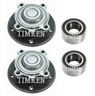 Timken Front & Rear Wheel Bearing And Hub Assembly Kit For Bmw E82 E88 E90 E93