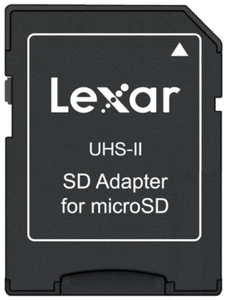 LEXAR MICRO SD Card Adapter SDHC SDXC MEMORY CARD ADAPTOR CONVERTER - Picture 1 of 1