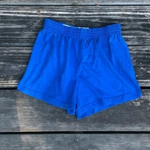 Royal Blue Soffe Cheer Gymnastics Athleisure Shorts - Youth Large or Women's XS - Picture 1 of 5