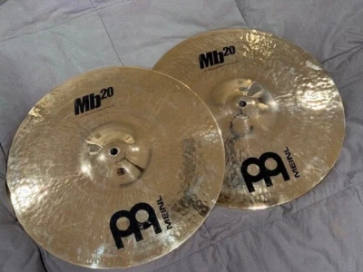 Platillos Hi Hat Meinl MB20 Heavy Soundwave 14" - ¡Raros! Foto 1 de 4