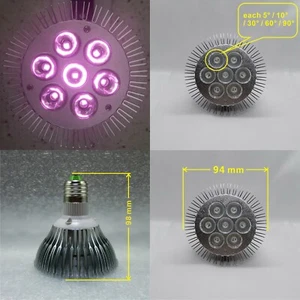 7W IR 850nm Infrared PAR30 LED Lamp Spot Light Bulb for night vision E26 E27 - Picture 1 of 7