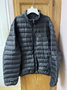 Gerry Fillpower 650 Down Jacket Men’s Size Large L Puffer Coat Black Collared