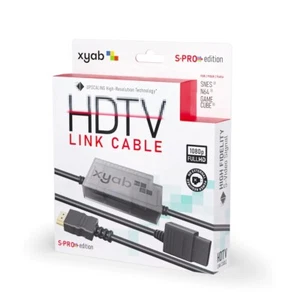 Nintendo SNES, N64, GameCube - XYAB HD Link Cable Cord Full 1080 HDMI - New - Picture 1 of 3