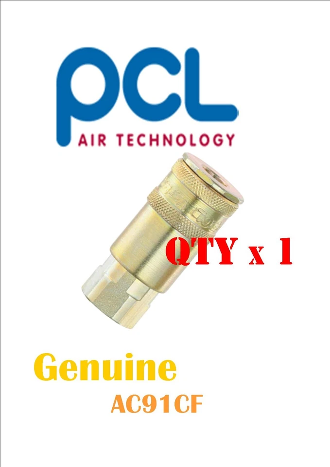 PCL AC91CF 1/4" Female PCL Vertex Couplings NEW Garage