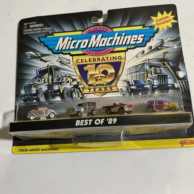BEST of '89  Micro Machines Set FACTORY SEALED '57 Ranchero, Woody CUSTOM CHROME - Image 1 of 4