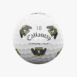 NUOVO - 1 PALLA - Callaway Chrome Tour HAPPY GILMORE palline da golf putter limitato - Foto 1 di 2