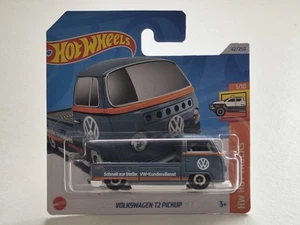 1:64 - Hot Wheels - HW Hot Trucks - Volkswagen T2 Pickup - Blue - Picture 1 of 3