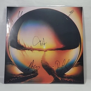 ✍️SIGNED CAGE THE ELEPHANT Autographed Neon Pill Vinyl LP Milky Clear 🆕️ ☑️ - Picture 1 of 11