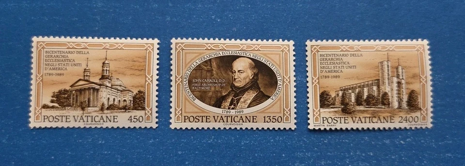 Estampillas de la Ciudad del Vaticano, Scott 842-844 MNH Foto 1 de 1