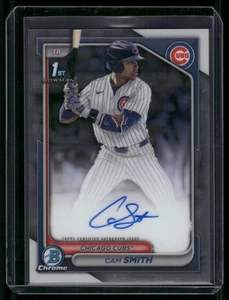 2024 Bowman Draft Cam Smith #CPA-CS 1st Prospect On Card Auto ROY - Bild 1 von 2