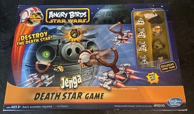 Hasbro Angry Birds Star Wars Jenga Death Star Game  Complete Complete - Image 1 of 4