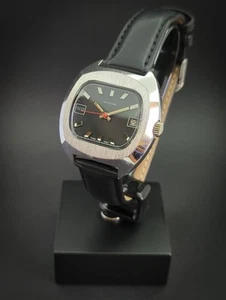 GLYCINE Uhr mechanisch alt Vintage Schweizer, Uhrwerk FHF 974, läuft - Bild 1 von 8