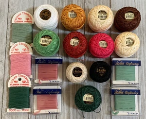 Mixed Lot Of 18 ~ Ginnie Thompson, Anchor Spools, Makuba Embroidery ~ New - Picture 1 of 7