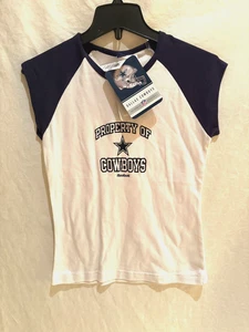 Dallas Cowboys ladies shirt-Classic sleeves for her-NWT-Medium-Giddy-Up! - Picture 1 of 1