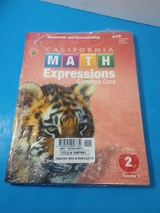 HMH Math Expressions California Homework and Remembering Vol.1&2 Grade 2 -New PB - Picture 1 of 3