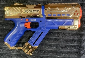Gold Royale Edition ZURU X-Shot Chaos Meteor Max mit Munition sehr guter Zustand Spielzeug Dart Kinder Schaumstoff - Bild 1 von 5