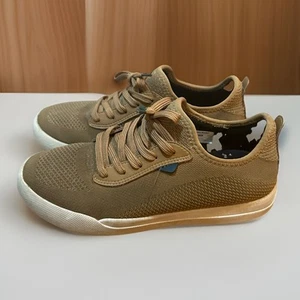 Zapatilla deportiva Vessi Weekend para mujer 8 color caqui tostado zapatos cómodos tejidos - Imagen 1 de 6