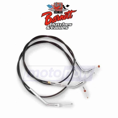 Barnett Black Vinyl Throttle Cable for 1990-1995 Harley Davidson FLTCU Tour hh Foto 1 de 4
