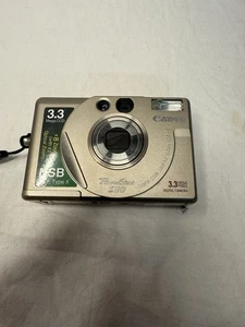 Canon PowerShot S20 3.3MP Digital Camera Silver Untested - Picture 1 of 8