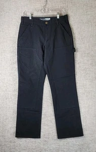 Carhartt Rugged Flex Pants Relaxed Fit Double Knee Mens 31x32 Black BN3334-M NWT - Picture 1 of 14