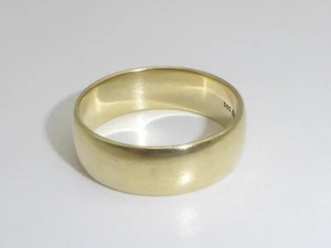 585 Gold Ring 14K Gelbgold 6,14 g Trauring Ehering Gravur RG 60 - 19 mm 8599 - Bild 1 von 7