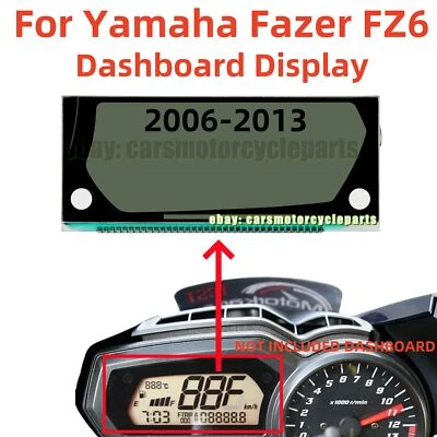 Dashboard Display For Yamaha Fazer FZ6(2006-2013) Instrument Cluster Screen Part - Image 1 of 4