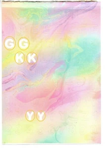 Various Letter Stickers on a Sheet - Imagen 1 de 1