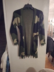 NEW CUTE FASHION  GIRLS  GREEN  WRAP SWEATER - Picture 1 of 3