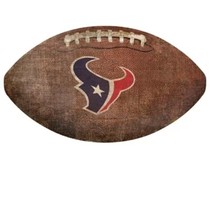 Houston Texans 12in Football Shaped Sign - Picture 1 of 1