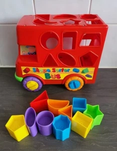 Juguete clasificador de formas de autobús para actividades de plástico - Imagen 1 de 5