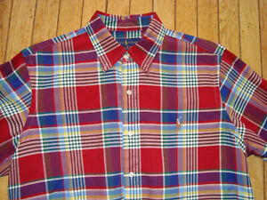 POLO RALPH LAUREN MEN'S LONGSLEEVES CLASSIC FIT SHIRT SIZE LARGE HARDLY WORN!