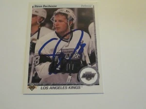 STEVE DUCHESNE SIGNED AUTOGRAPHED 1990 UPPER DECK CARD - Picture 1 of 1