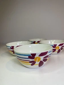 Pfaltzgraff Flourish pattern bowls Set of 4 Retired in 2004. soup/cereal bowls - Picture 1 of 10