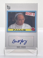 2013 TOPPS 75th ANNIVERSARY AUTOGRAPH AUTO card BURT YOUNG as Paulie Rocky