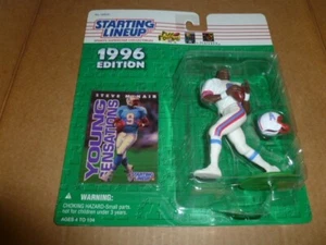1996 Kenner Starting Lineup NFL SLU Figur Steve McNair Houston Oilers - Bild 1 von 2