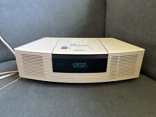 Bose AWRC-1P Wave Stereo CD Player & AM FM Radio White- Works Great!