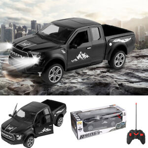 1/12 Electric RC Model Car Remote Control Pickup Truck Open Door Lights Kids Toy