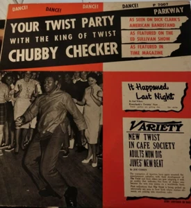 CHUBBY CHECKER YOUR TWIST PARTY Vinyl Album PARKWAY Records P7007 Vinyl 33 RPM - Picture 1 of 3