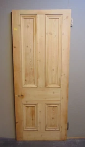 Door Doors Pine Victorian 4 Panel Internal 32 1/4" x 77" 645D (FREE UK POSTAGE) - Picture 1 of 21
