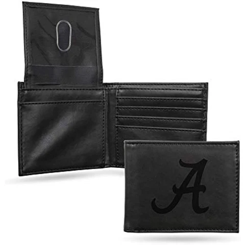 NCAA Rico Industries Laser Engraved Billfold Wallet, Alabama Crimson Tide Cover