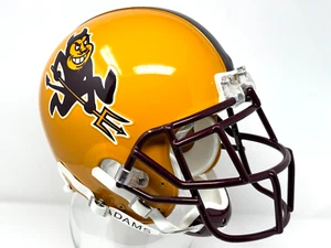 Authentic Full Size Game Worn Helmet NCAA Football Arizona State Sun Devils - Picture 1 of 23